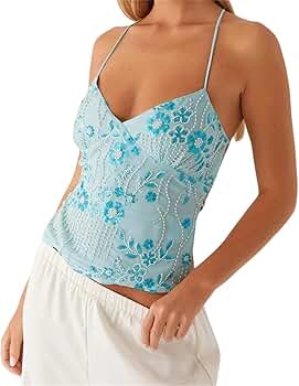 【本日限定価格】S lace layered camisole Xysaqa 2023 Women's Summer Spaghetti Strap Cami Tank Tops
